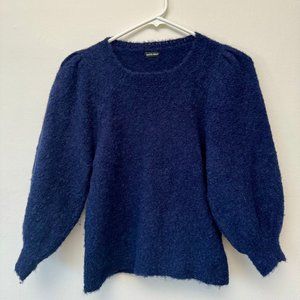 RACHEL COMEY NAVY ALPACA SWEATER (will ship after JAN 9)